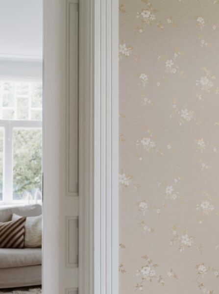 ورق جدران فولتا - بني