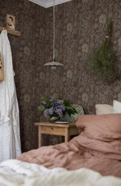 ورق جدران حديقة كوخ زوربا - احمر