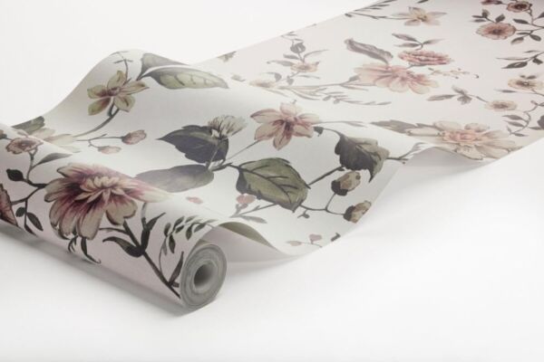 ورق جدران حديقة كوخ - متعدد الالوان وابيض