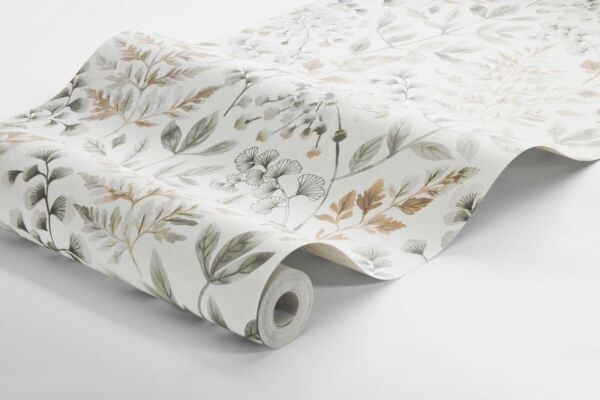 ورق جدران بوروسان هيم - رمادي ومتعدد الالوان