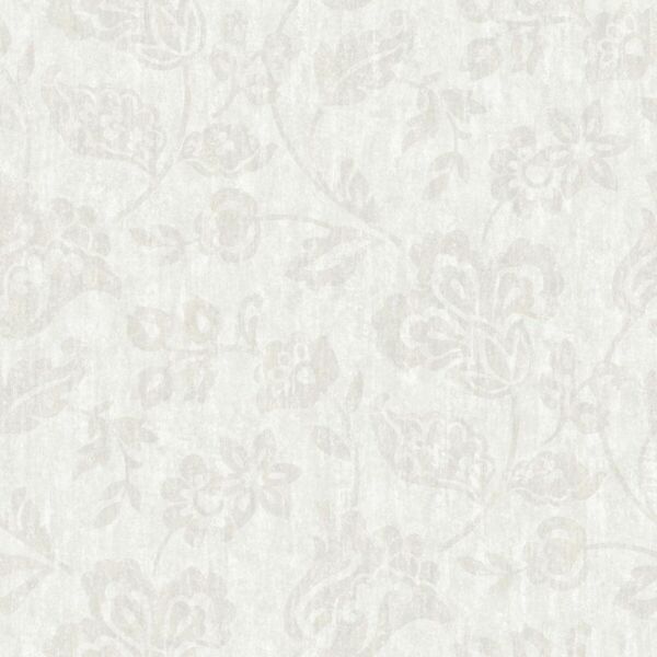 ورق جدران بوروسان - ابيض