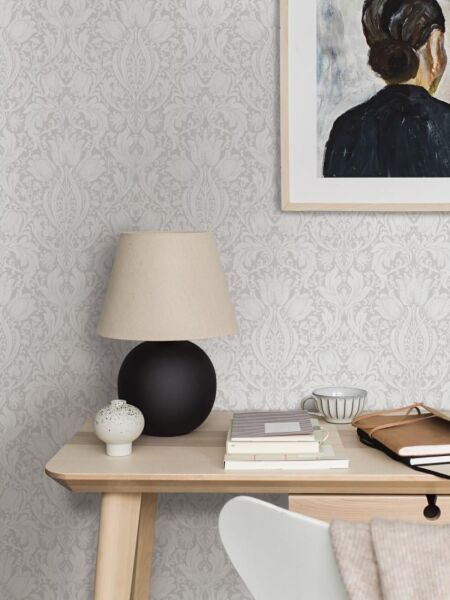 ورق جدران بوروسانا هيم - رمادي