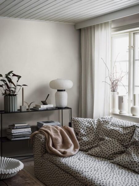 ورق جدران لينِن - ابيض