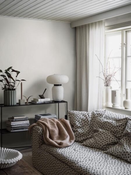 ورق جدران لينِن - ابيض