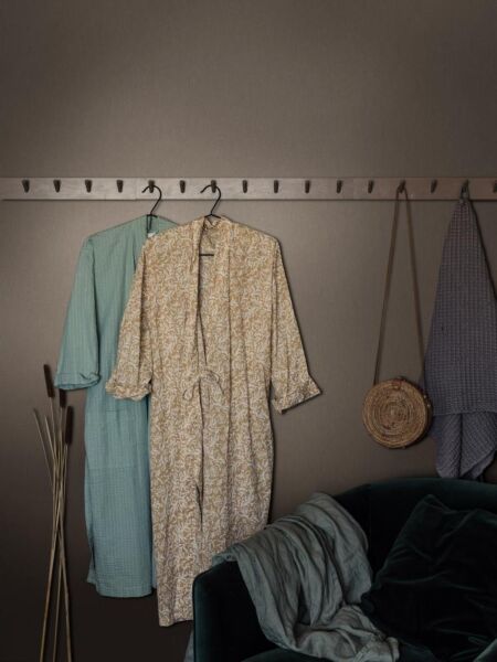 ورق جدران من بجمنت - بني داكن