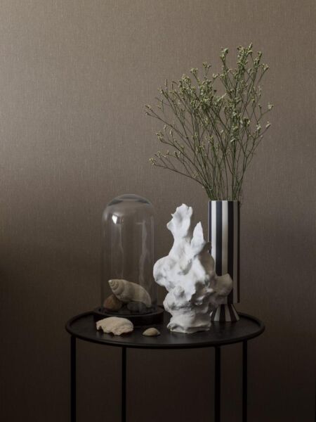 ورق جدران من بجمنت - بني داكن