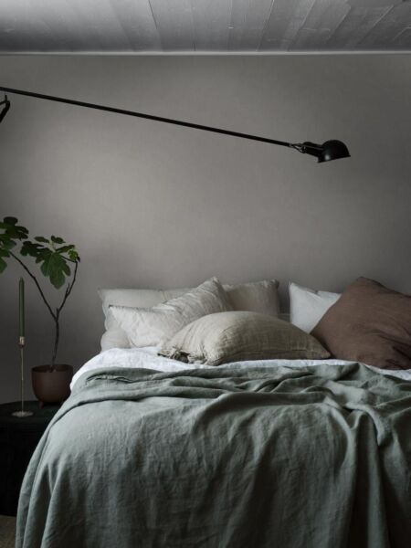 ورق جدران من بجمنت - رمادي فاتح