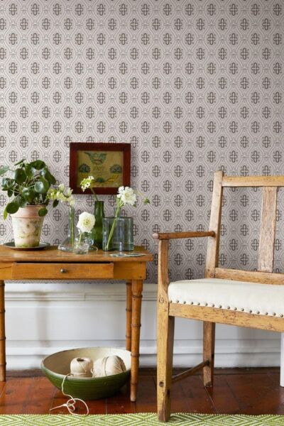 ورق جدران آنو - ابيض