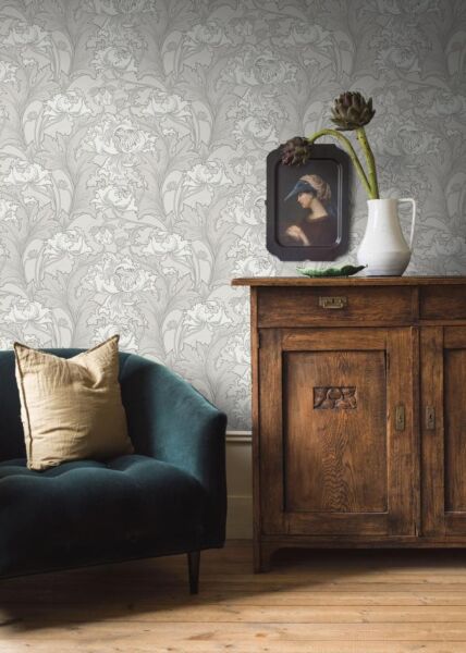 ورق جدران آنو كاميلا - رمادي