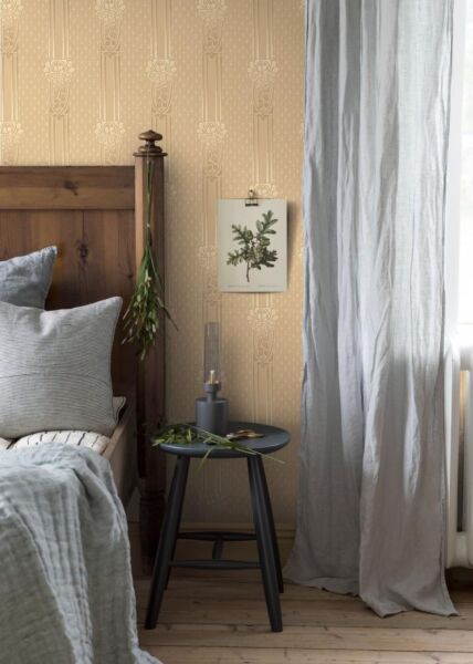 ورق جدران آنو كارول - اصفر