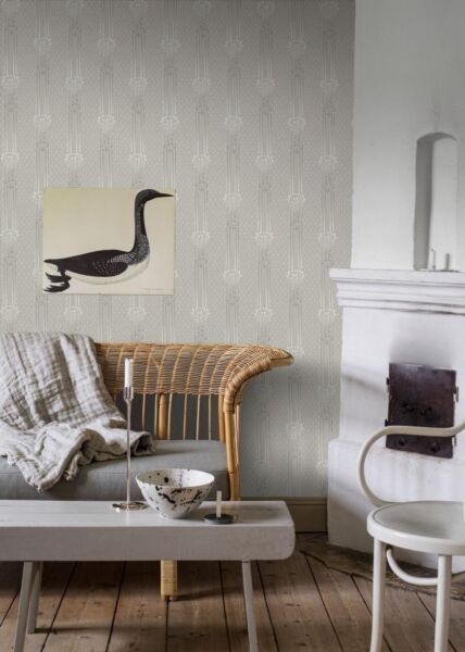 ورق جدران آنو - رمادي