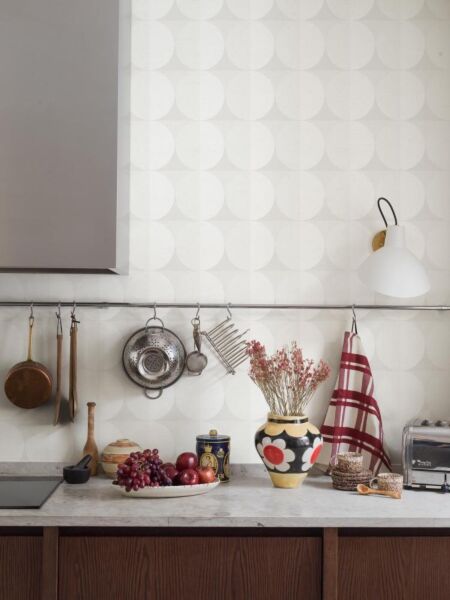 ورق جدران سوزو - ابيض