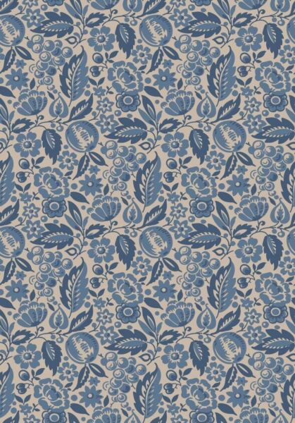 ورق جدران صوفيا - ازرق ومتعدد الالوان