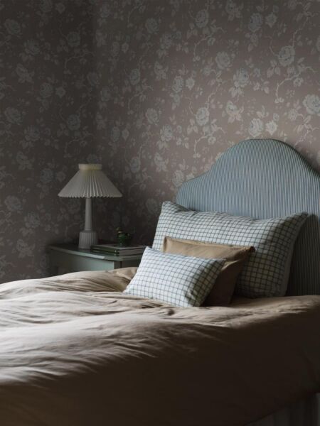 ورق جدران منقوش نيو هرتج - بيج فاتح