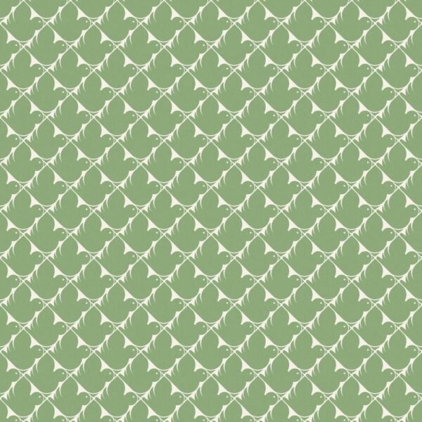 ورق جدران منقوش صوفيا - اخضر فاتح