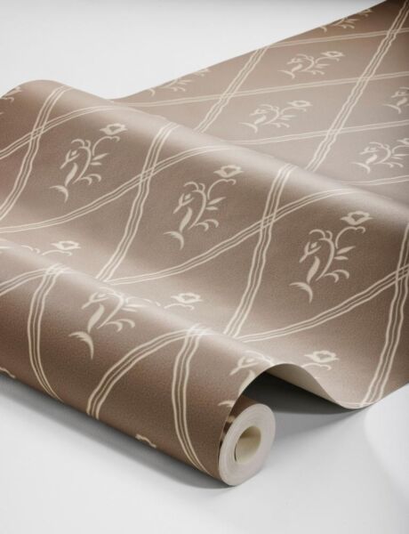 ورق جدران سويدش غرايس - بني غامق