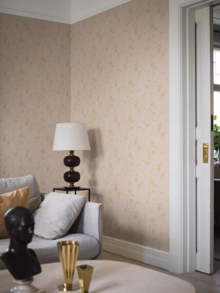 ورق جدران نعمة - وردي