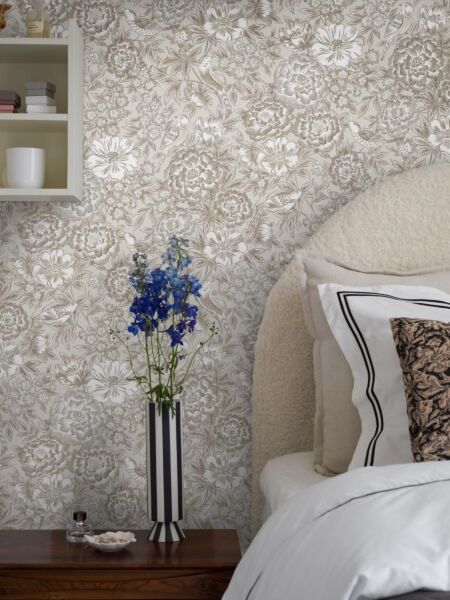 ورق جدران سويديش جريس - بيج فاتح