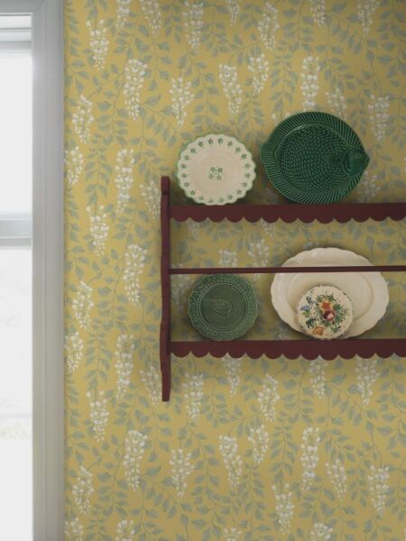 ورق جدران شينزو - اصفر ومتعدد الالوان