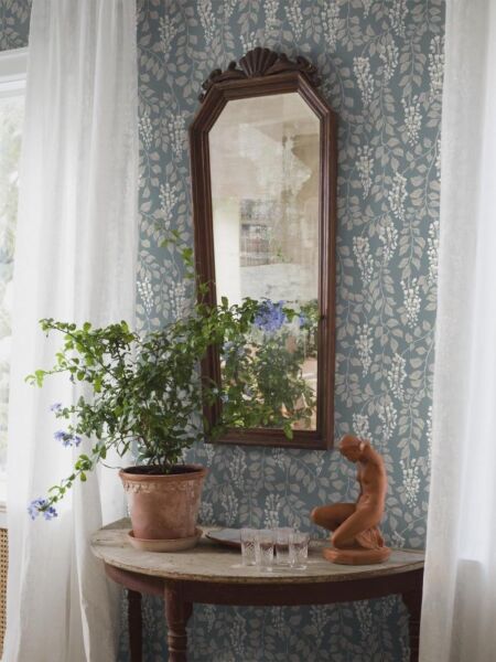 ورق جدران شينزو - ازرق ومتعدد الالوان