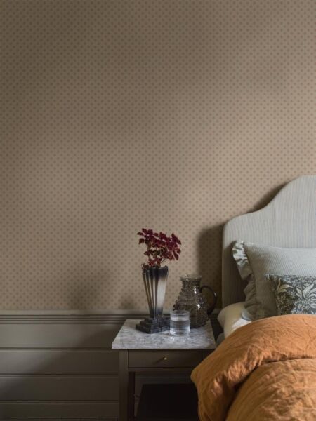 ورق جدران نورديك فولك - بني فاتح