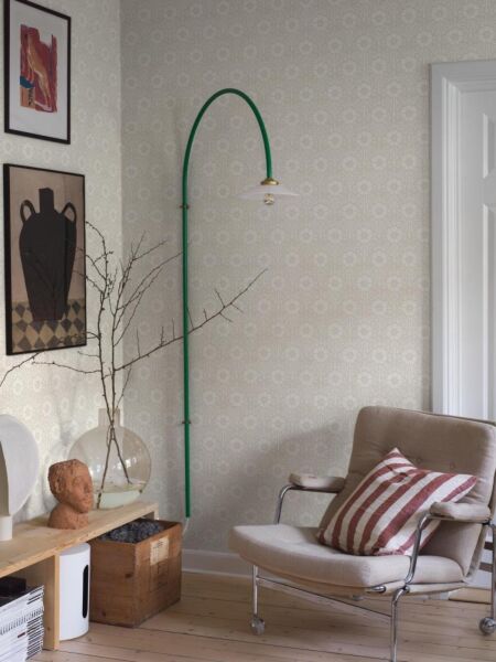 ورق جدران بالك - رمادي