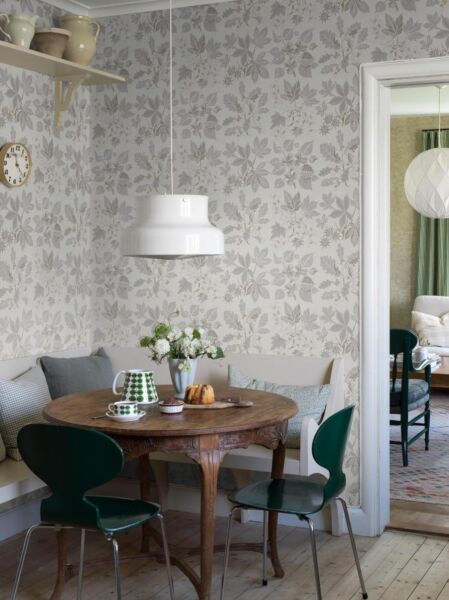 ورق جدران منقوش ليكسو - رمادي