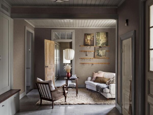 ورق جدران شيدزا - بني