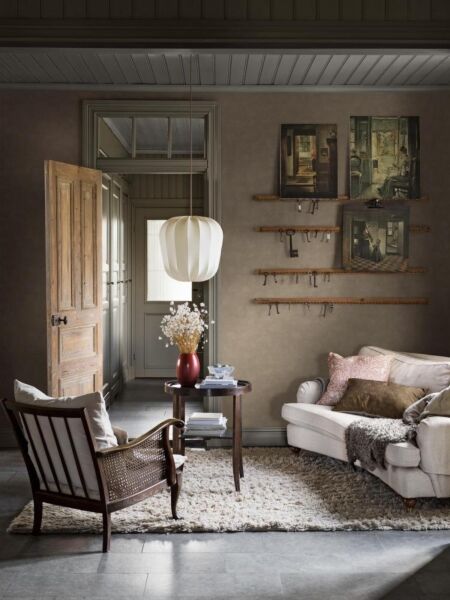 ورق جدران شيدزا - بني