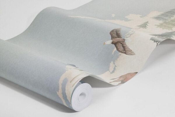 ورق جدران نويب الجزء الثاني - ازرق ومتعدد الالوان