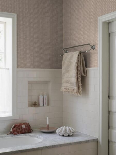 ورق جدران اوسترلين - وردي داكن