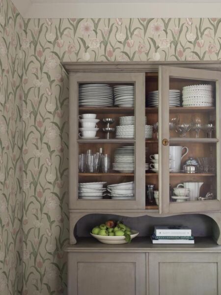 ورق جدران وسترن - وردي