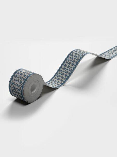 ورق جدران شريط رفيع جوردان - ازرق