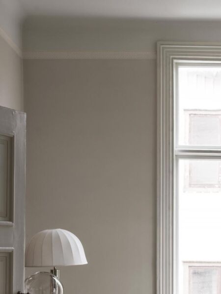 ورق جدران شريط نقش هندسي - بيج