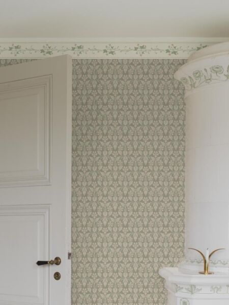 ورق جدران بوردر - ابيض