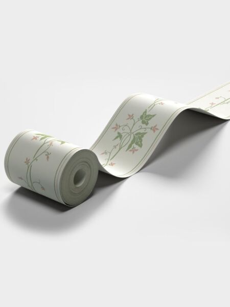 ورق جدران بوردر - ابيض