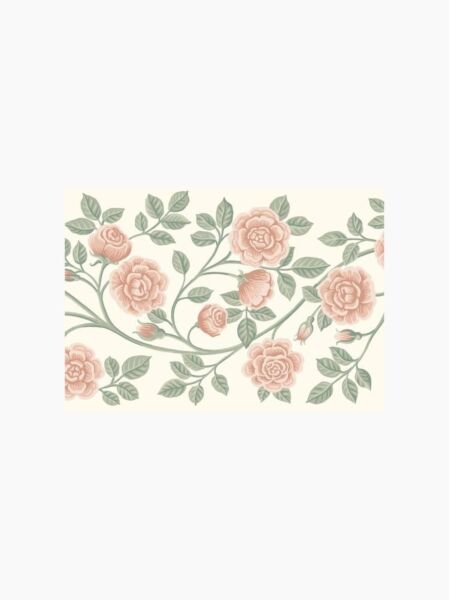 ورق جدران شريط عريض - وردي فاتح