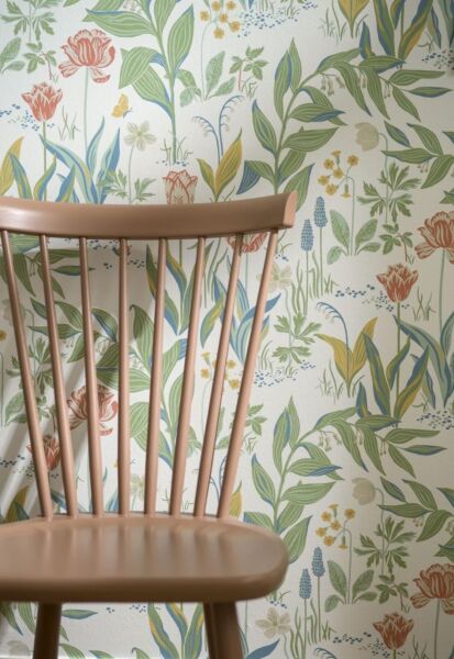 ورق جدران منقوش بلوم - متعدد الالوان