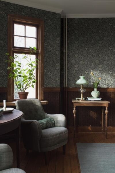 ورق جدران فارت اركييف - اخضرغامق