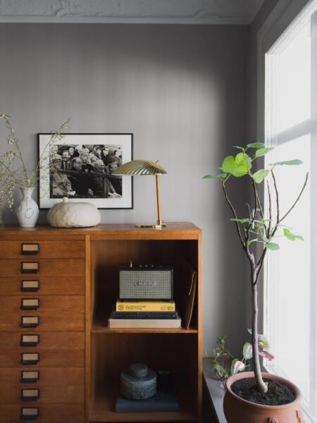 ورق جدران بيجمنت - رمادي فاتح