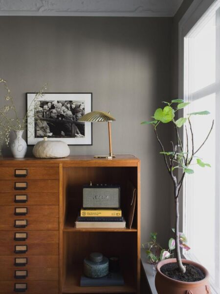 ورق جدران بيجمنت - رمادي داكن