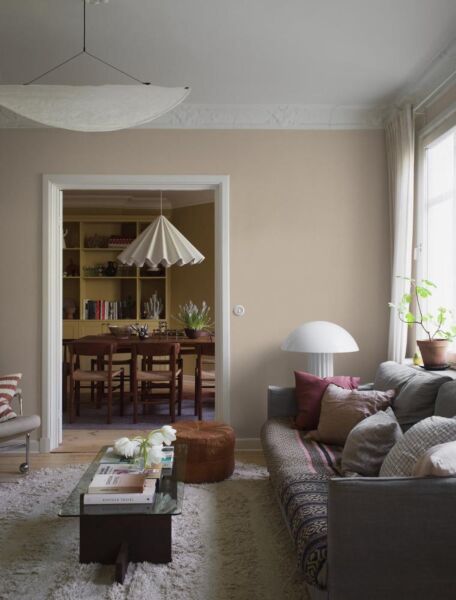 ورق جدران بجمنت - بيج داكن