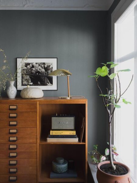 ورق جدران من بيجمنت - ازرق داكن