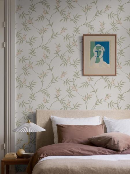 ورق جدران ادورن فيكتوريا - ابيض