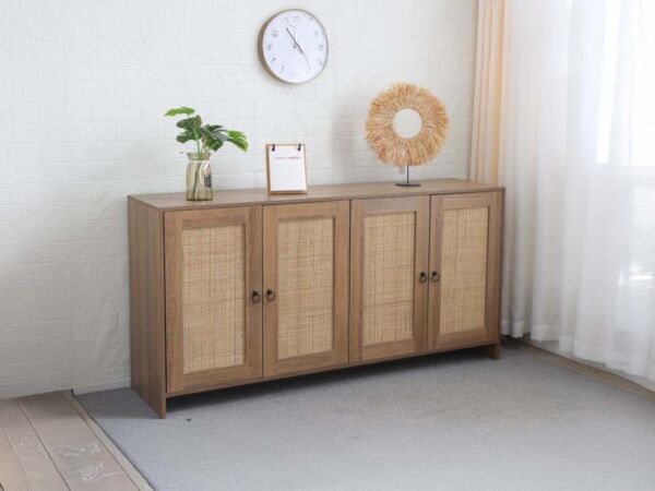 طاولة بوفيه لوكي - بني