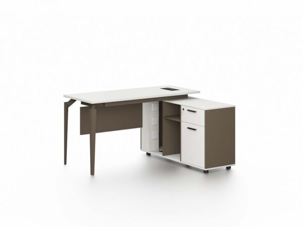 مكتب عمل نيو ميامي مع ملحق 140 سم