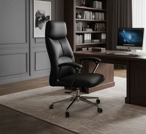 كرسي مكتبي دوار ماوكي - اسود