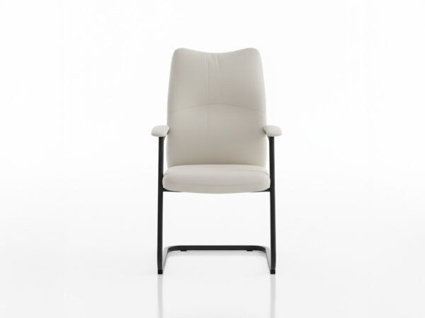 كرسي مكتبي ثابت برسي - كريمي