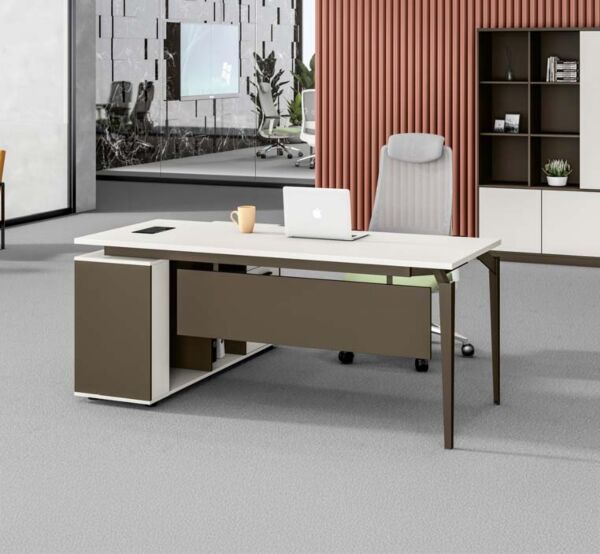 مكتب عمل نيو ميامي مع ملحق 180 سم