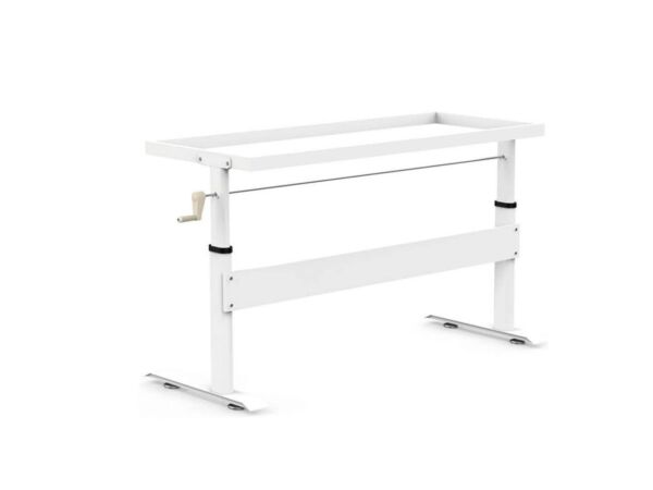 طاولة مكتب مدرسي لانو 140 سم - بني وابيض